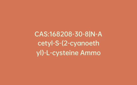 CAS:168208-30-8|N-Acetyl-S-(2-cyanoethyl)-L-cysteine Ammonium Salt