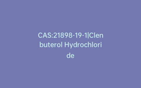 CAS:21898-19-1|Clenbuterol Hydrochloride