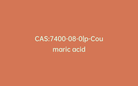 CAS:7400-08-0|p-Coumaric acid
