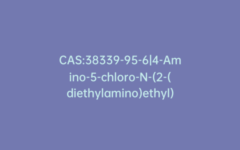 CAS:38339-95-6|4-Amino-5-chloro-N-(2-(diethylamino)ethyl)-2-hydroxybenzamide