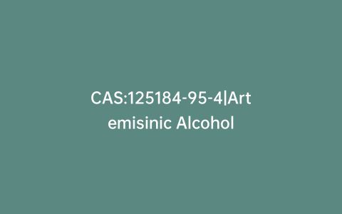 CAS:125184-95-4|Artemisinic Alcohol
