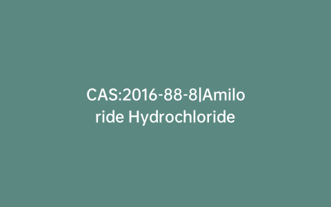 CAS:2016-88-8|Amiloride Hydrochloride