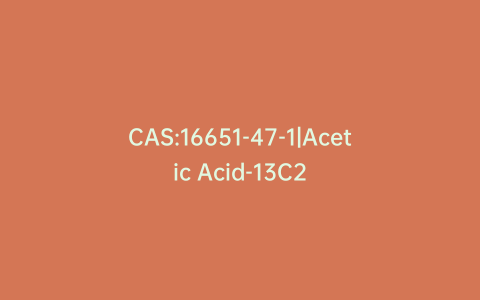 CAS:16651-47-1|Acetic Acid-13C2