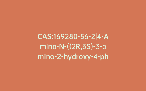 CAS:169280-56-2|4-Amino-N-((2R,3S)-3-amino-2-hydroxy-4-phenylbutyl)-N-isobutylbenzenesulfonamide
