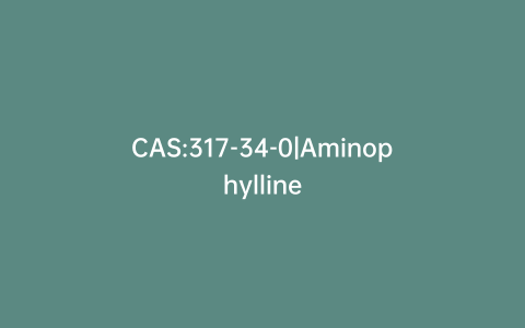 CAS:317-34-0|Aminophylline