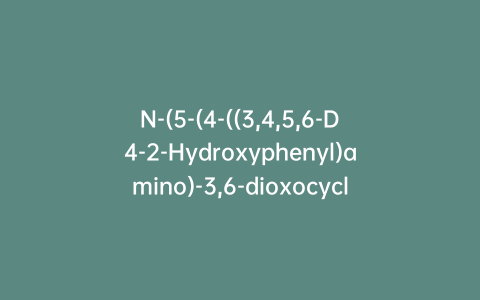 N-(5-(4-((3,4,5,6-D4-2-Hydroxyphenyl)amino)-3,6-dioxocyclohexa-1,4-dien-1-yl)-1,3,4-thiadiazol-2-yl)benzamide