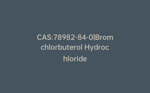 CAS:78982-84-0|Bromchlorbuterol Hydrochloride
