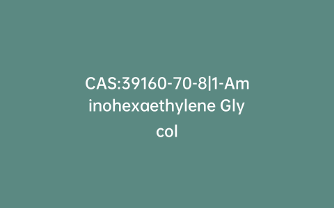 CAS:39160-70-8|1-Aminohexaethylene Glycol