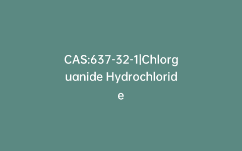 CAS:637-32-1|Chlorguanide Hydrochloride