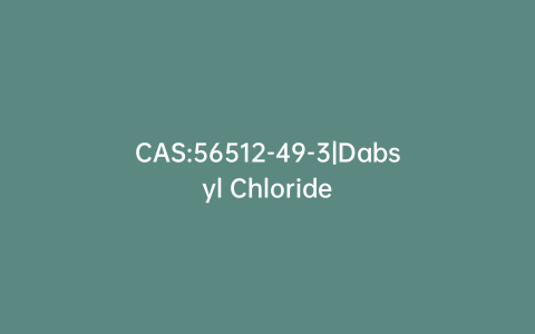 CAS:56512-49-3|Dabsyl Chloride