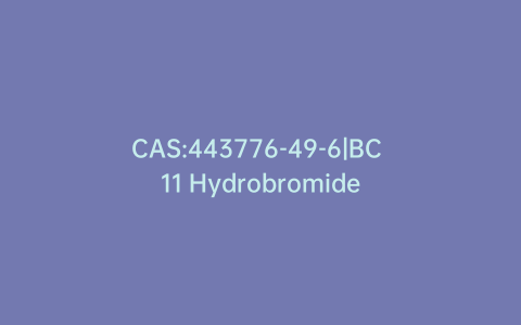 CAS:443776-49-6|BC 11 Hydrobromide
