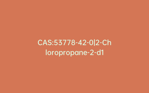 CAS:53778-42-0|2-Chloropropane-2-d1