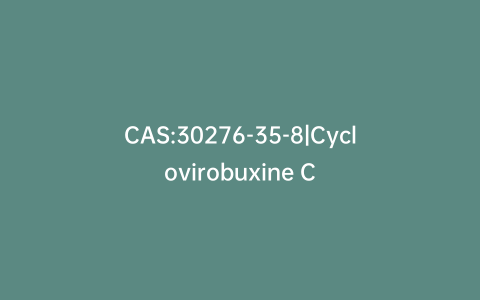 CAS:30276-35-8|Cyclovirobuxine C