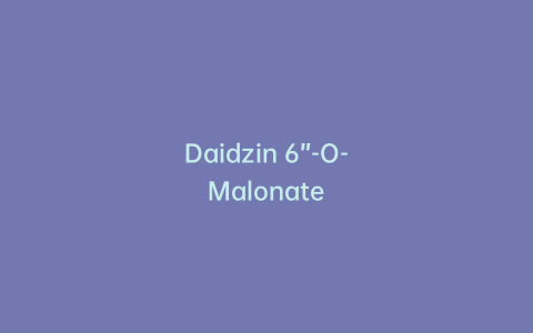 Daidzin 6”-O-Malonate