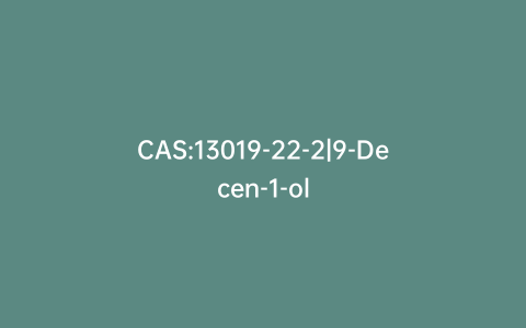 CAS:13019-22-2|9-Decen-1-ol