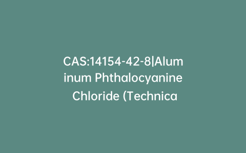 CAS:14154-42-8|Aluminum Phthalocyanine Chloride (Technical Grade)