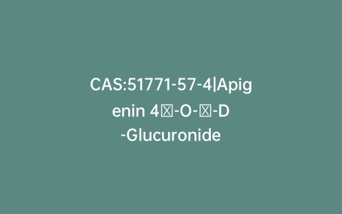 CAS:51771-57-4|Apigenin 4′-O-β-D-Glucuronide
