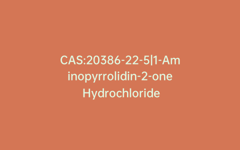 CAS:20386-22-5|1-Aminopyrrolidin-2-one Hydrochloride