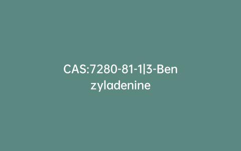 CAS:7280-81-1|3-Benzyladenine