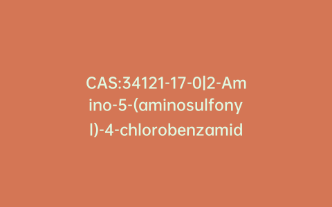 CAS:34121-17-0|2-Amino-5-(aminosulfonyl)-4-chlorobenzamide