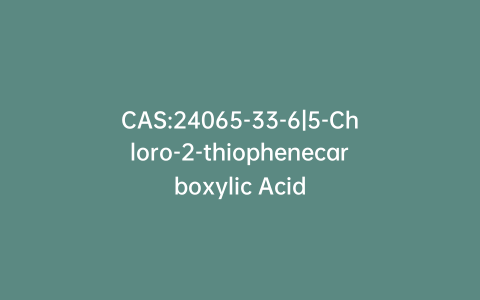 CAS:24065-33-6|5-Chloro-2-thiophenecarboxylic Acid