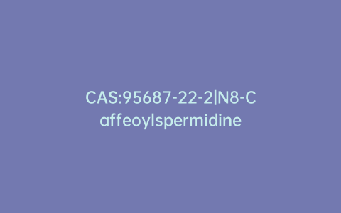 CAS:95687-22-2|N8-Caffeoylspermidine