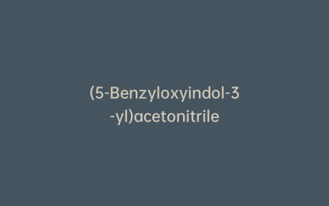 (5-Benzyloxyindol-3-yl)acetonitrile