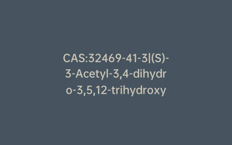 CAS:32469-41-3|(S)-3-Acetyl-3,4-dihydro-3,5,12-trihydroxy-10-methoxy-1,6,11(2H)-naphthacenetrione (90%)