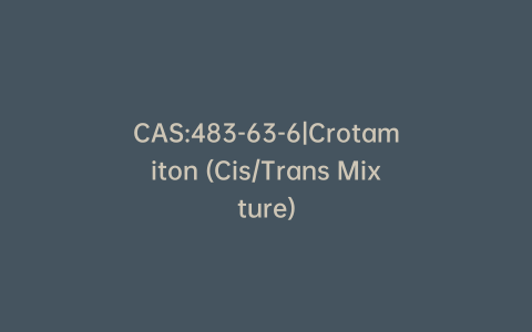 CAS:483-63-6|Crotamiton (Cis/Trans Mixture)