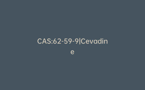 CAS:62-59-9|Cevadine