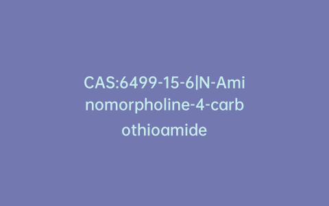CAS:6499-15-6|N-Aminomorpholine-4-carbothioamide