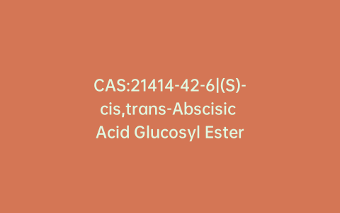 CAS:21414-42-6|(S)-cis,trans-Abscisic Acid Glucosyl Ester