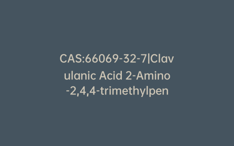 CAS:66069-32-7|Clavulanic Acid 2-Amino-2,4,4-trimethylpentane Salt