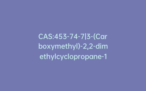 CAS:453-74-7|3-(Carboxymethyl)-2,2-dimethylcyclopropane-1-carboxylic Acid