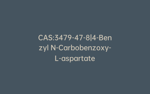 CAS:3479-47-8|4-Benzyl N-Carbobenzoxy-L-aspartate