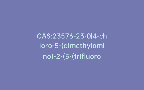 CAS:23576-23-0|4-chloro-5-(dimethylamino)-2-(3-(trifluoromethyl)phenyl)pyridazin-3(2H)-one