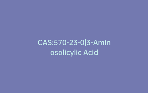 CAS:570-23-0|3-Aminosalicylic Acid
