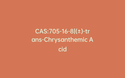 CAS:705-16-8|(±)-trans-Chrysanthemic Acid