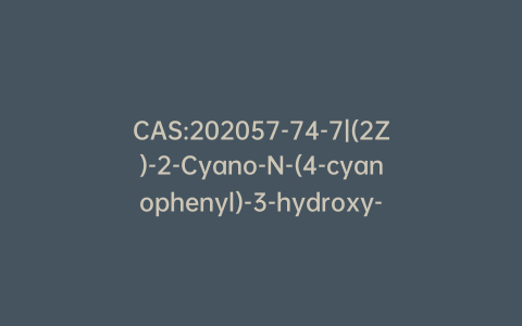 CAS:202057-74-7|(2Z)-2-Cyano-N-(4-cyanophenyl)-3-hydroxy-2-Butenamide