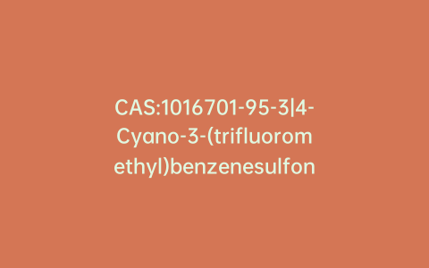 CAS:1016701-95-3|4-Cyano-3-(trifluoromethyl)benzenesulfonyl Chloride