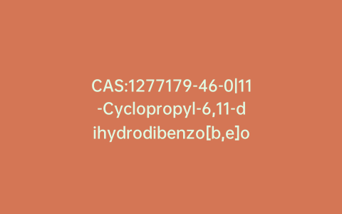 CAS:1277179-46-0|11-Cyclopropyl-6,11-dihydrodibenzo[b,e]oxepin-11-ol