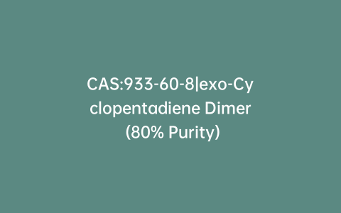 CAS:933-60-8|exo-Cyclopentadiene Dimer (80% Purity)
