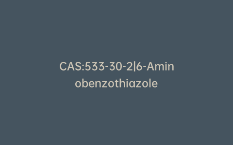 CAS:533-30-2|6-Aminobenzothiazole