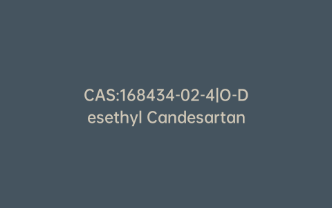 CAS:168434-02-4|O-Desethyl Candesartan
