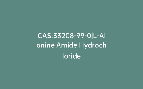 CAS:33208-99-0|L-Alanine Amide Hydrochloride