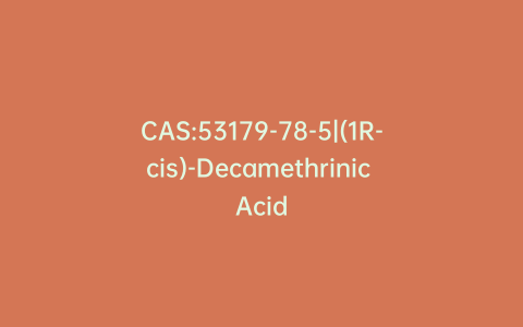 CAS:53179-78-5|(1R-cis)-Decamethrinic Acid