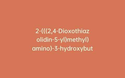 2-(((2,4-Dioxothiazolidin-5-yl)methyl)amino)-3-hydroxybutanoic Acid