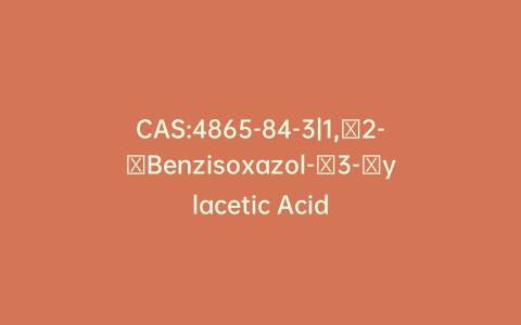 CAS:4865-84-3|1,2-Benzisoxazol-3-ylacetic Acid