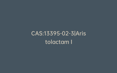 CAS:13395-02-3|Aristolactam I