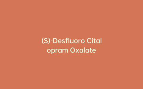 (S)-Desfluoro Citalopram Oxalate